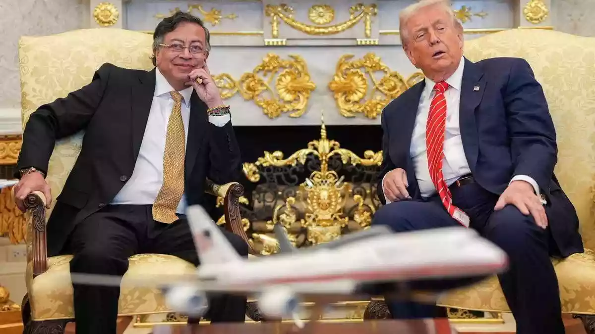 President Donald Trump met for nearly two hours with Colombian President Gustavo Petro at the White House on Tuesday (February 3, 2026)