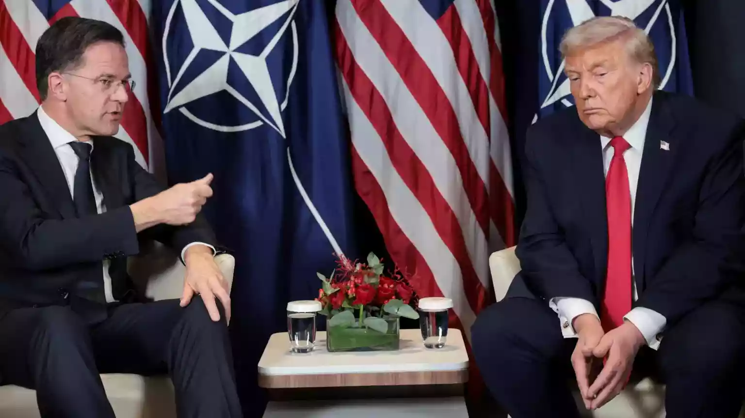 Donald Trump has again attacked Nato for not supporting the US in the Iran war, following a private meeting with its Secretary General Mark Rutte at the White