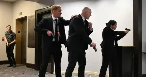 United States President Donald Trump was evacuated after suspected gunshots were fired during the White House Correspondents’ Dinner in Washington on