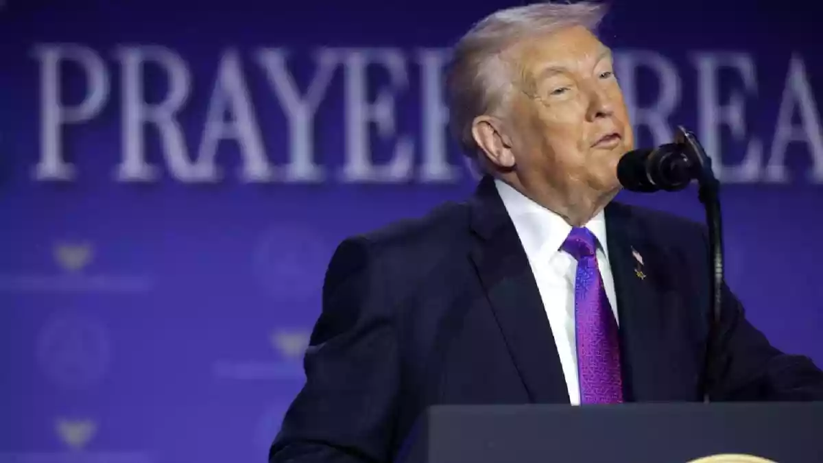 US President Donald Trump on Wednesday sharply criticised Democrats over what he described as “open border