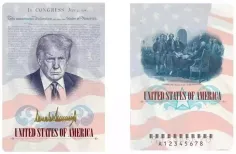 The US will release a limited number of passports that feature a portrait of US President Donald Trump, the White House has confirmed