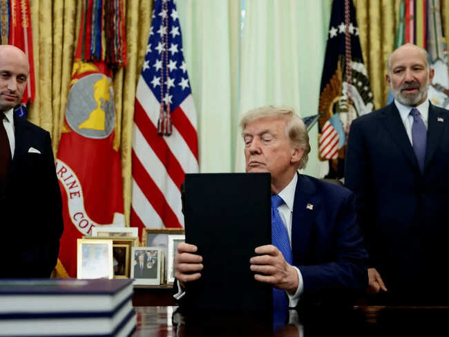 Donald Trump stated he is not forcing Iran into negotiations. He expressed satisfaction with the current United States position and control