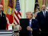 Donald Trump stated he is not forcing Iran into negotiations. He expressed satisfaction with the current United States position and control