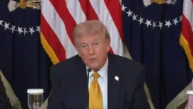 US President Donald Trump on Monday said more than 30 mine laying ships of Iran have been destroyed which has affected Tehran’s capacity to threaten