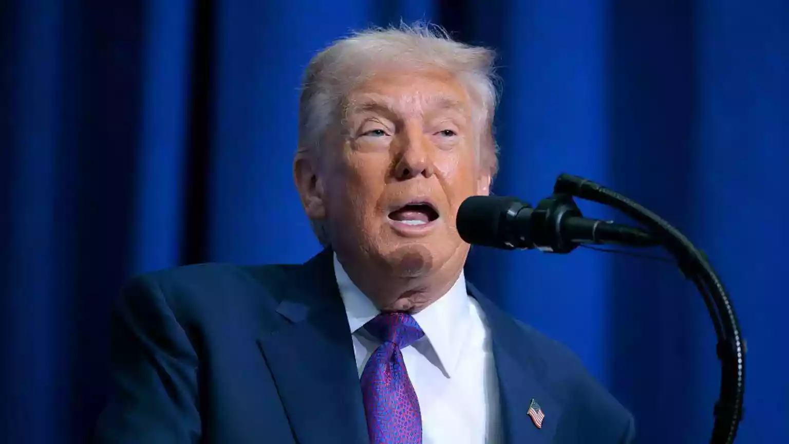 President Donald Trump says the world will find out 