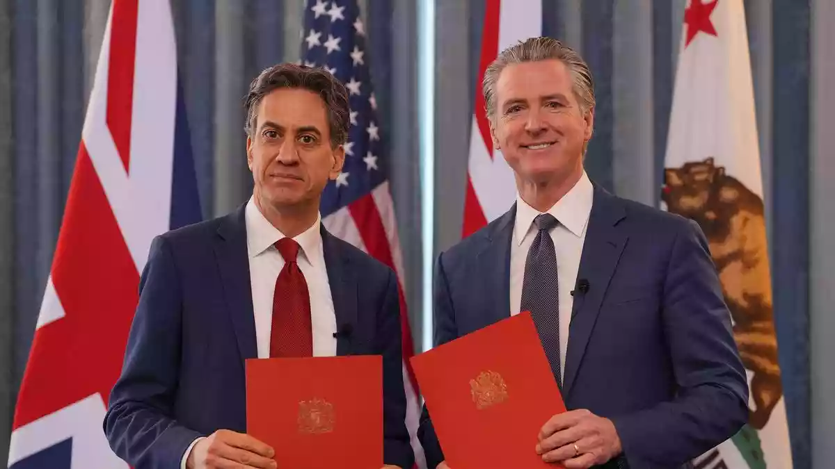​U.S. President Donald Trump denounced a clean energy agreement between the ‌United Kingdom and California Governor Gavin Newsom hours ​after it was