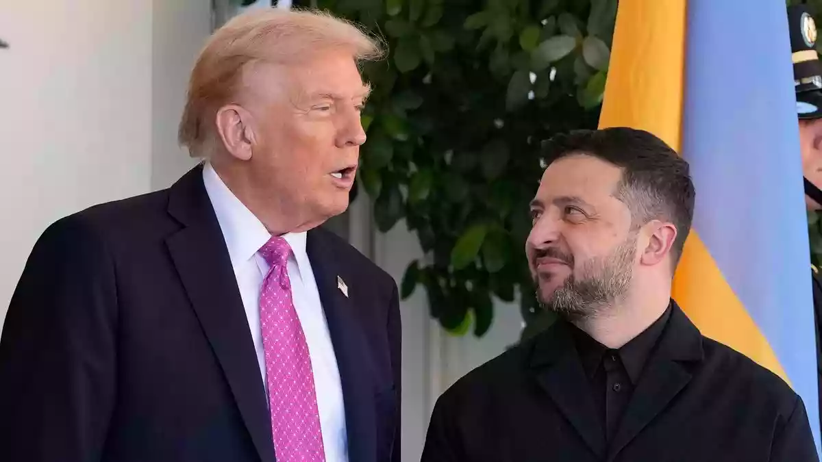 Trump suggests too soon for Tomahawk missiles in talks with Zelenskyy