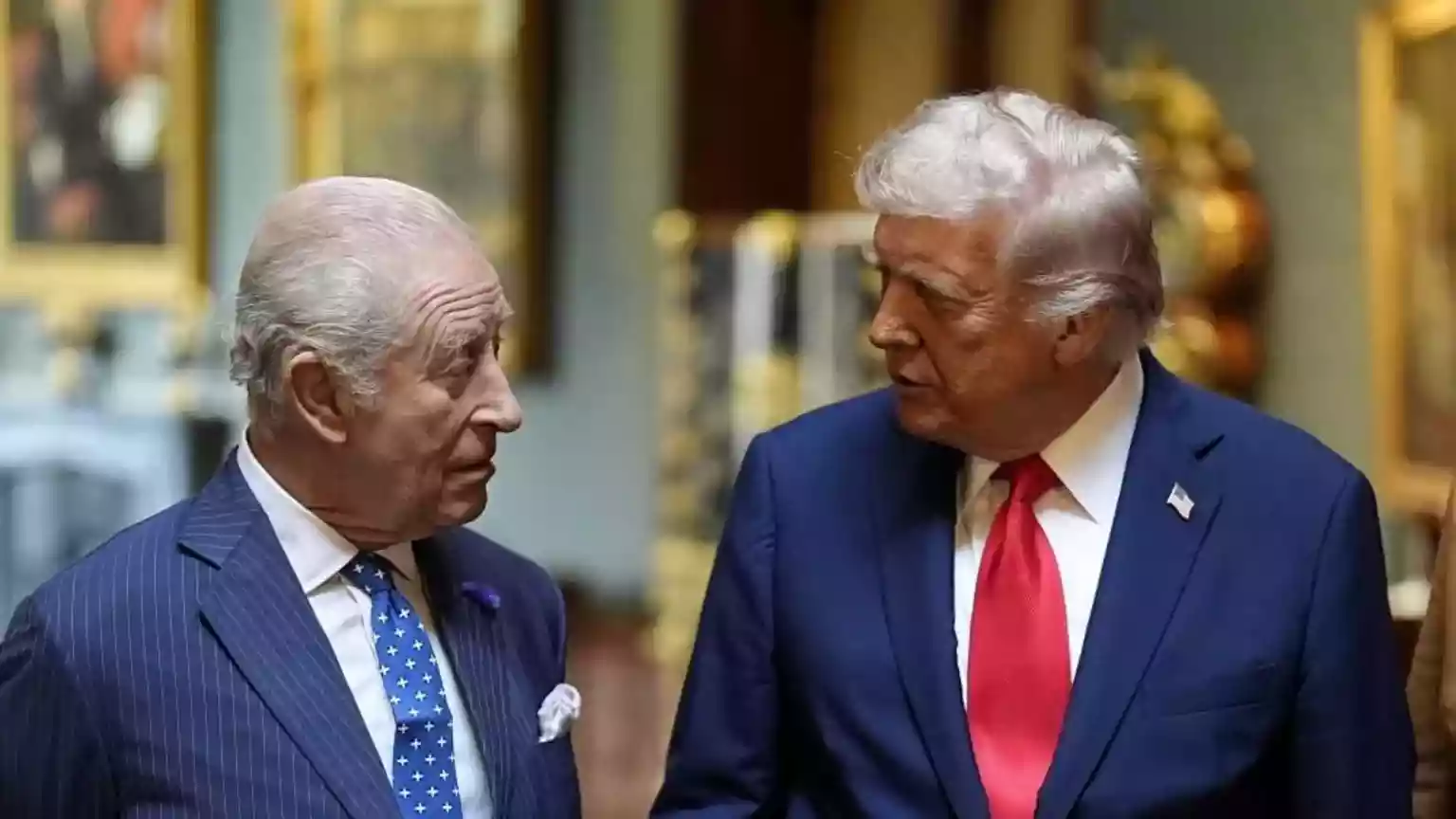 US President Donald Trump has said next week's state visit from King Charles III and Queen Camilla could help repair relations with the UK