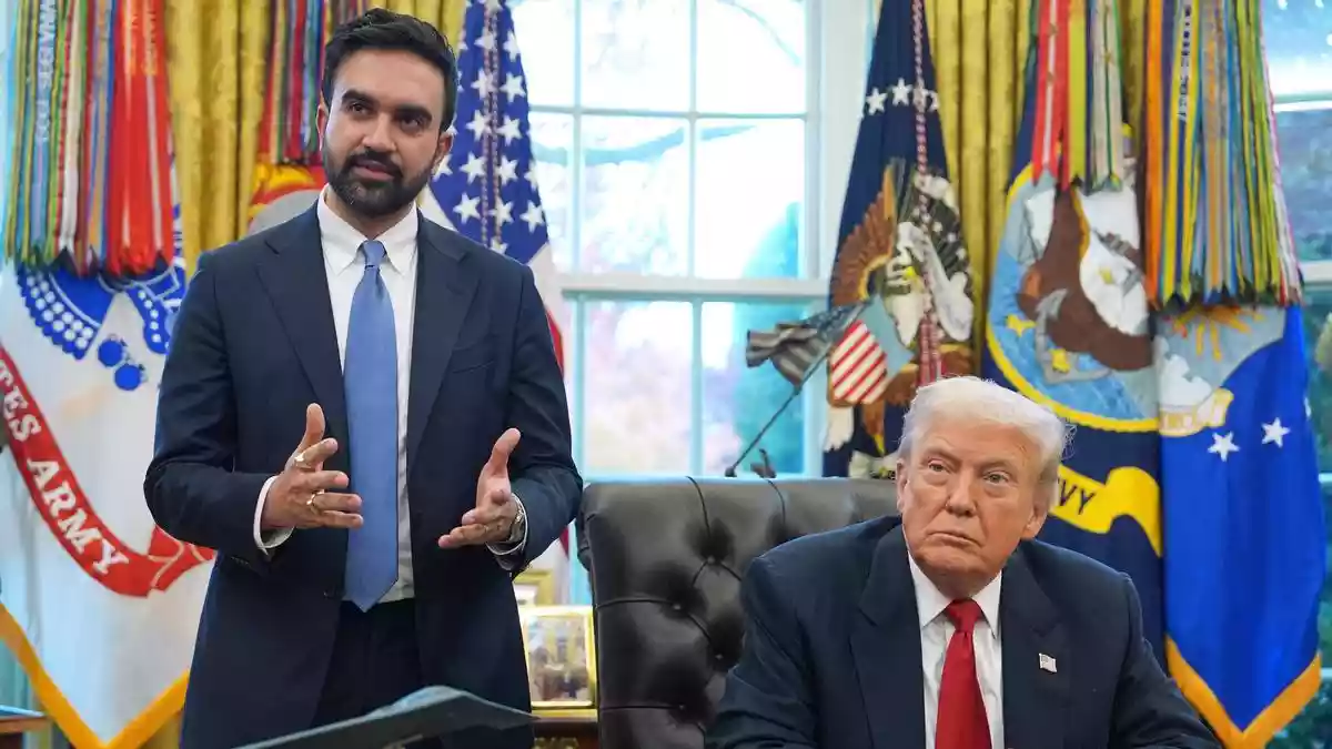 Months of sniping melted away Friday (November 21, 2025) as New York's incoming Mayor Zohran Mamdani and U.S. President Donald Trump were all smiles at a White