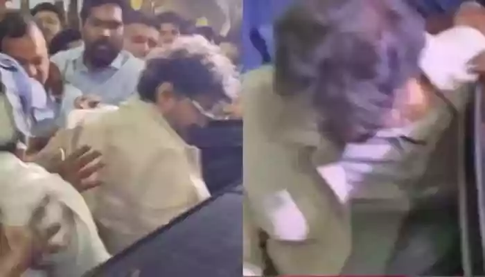 <strong>Vijay Thalapathy Trips: Videos of Vijay falling off before entering his car as fans get overwhelmed upon his airport spotting went viral on