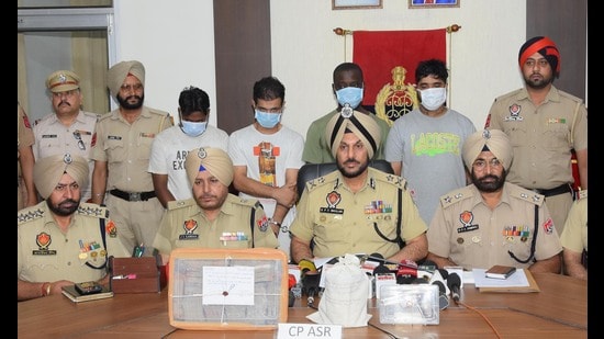 Two FIRs have been registered against the accused. The first FIR under Sections 21-8, 21-C, 29/61/85 of the NDPS Act and 25/54/59 of Arms Act have been registered at police station cantonment, Amritsar, while another FIR was registered under Sections 21, 21-B, 21-C, 29/61/85 of the NDPS Act at Police Station Sadar, Amritsar.