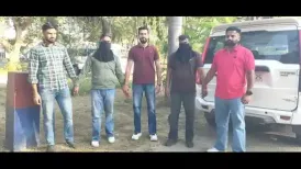 The Anti-Gangster Task Force (AGTF) Punjab, in a joint operation with Hoshiarpur police, arrested two active members of the Jaggu Bhagwanpuria gang and