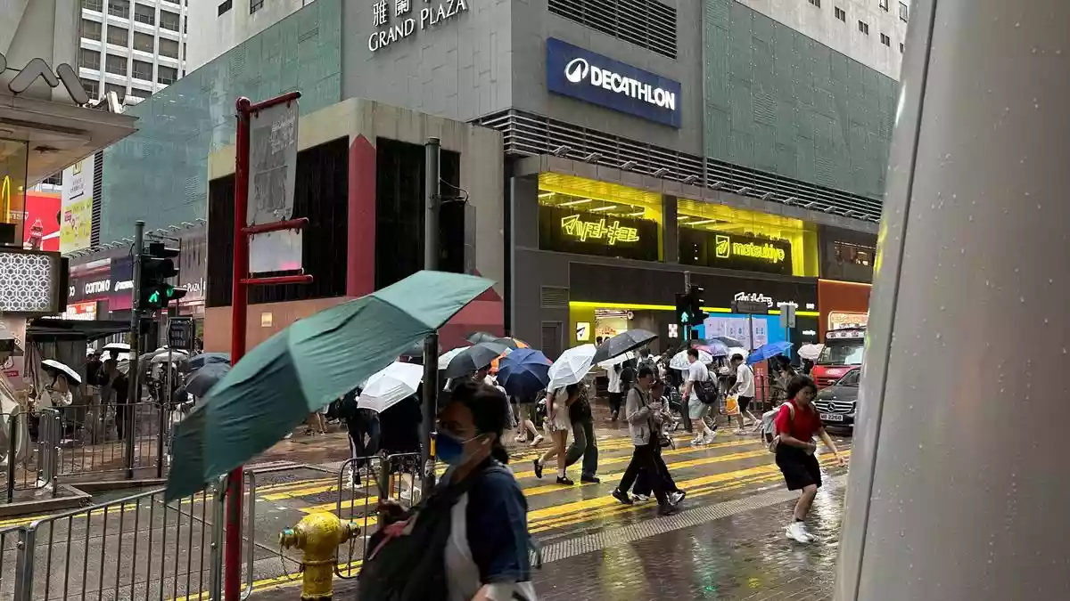 Typhoon Noul made landfall early Sunday (July 26, 2026) and was bringing winds and heavy rain to southern China, including Hong Kong, over the weekend