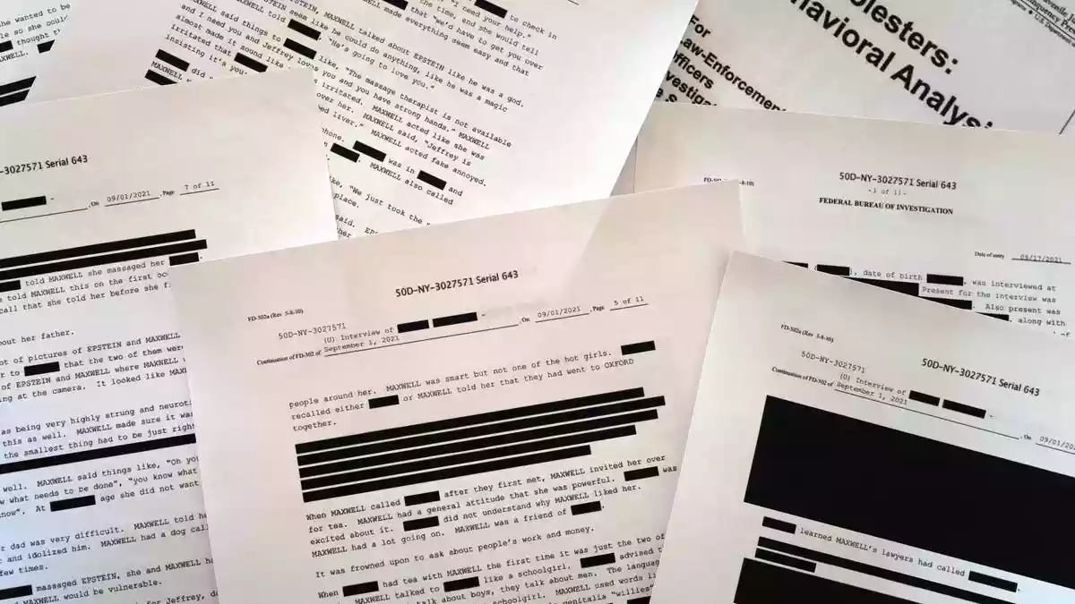 The U.S. ‌Department of Justice sent a letter ​to lawmakers ⁠regarding redactions in the files pertaining to convicted sex offender ‌Jeffrey Epstein