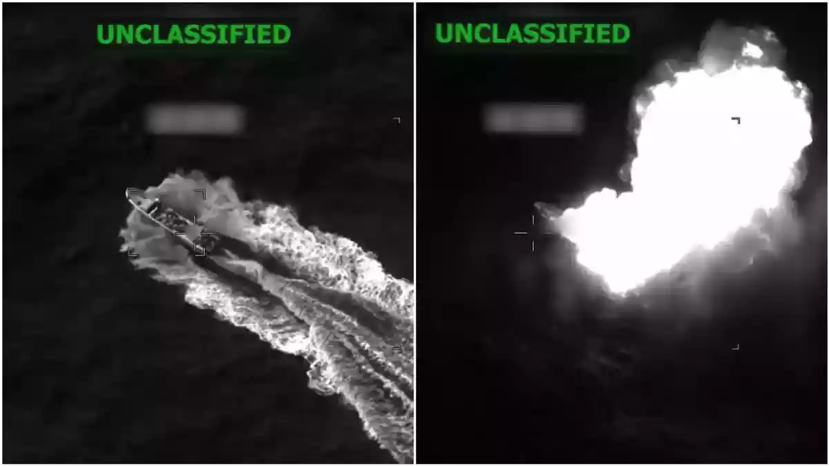 U.S. says three killed in boat strike as campaign toll hits 185