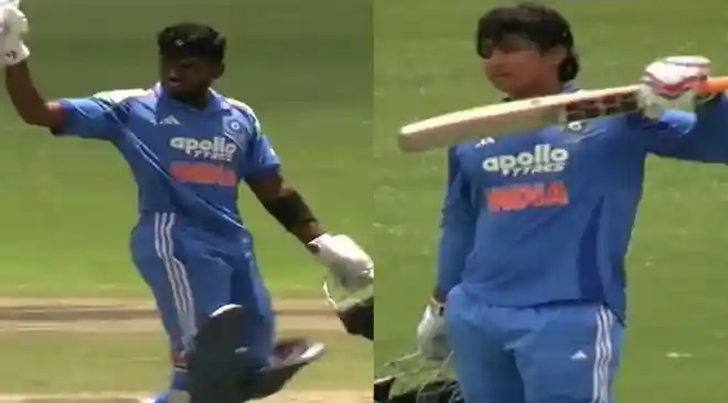 Aaron George's brilliant century alongside explosive half-centuries from Vaibhav Suryavanshi and Ayush Mhatre powered India to their 10th ICC U19 World Cup