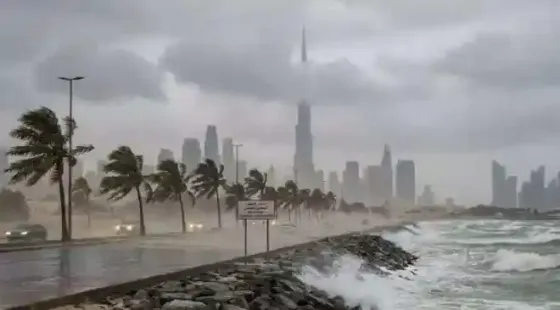 The United Arab Emirates is currently in the grip of a notable weather disturbance that is bringing rainfall, strong winds, cooler temperatures and rough seas