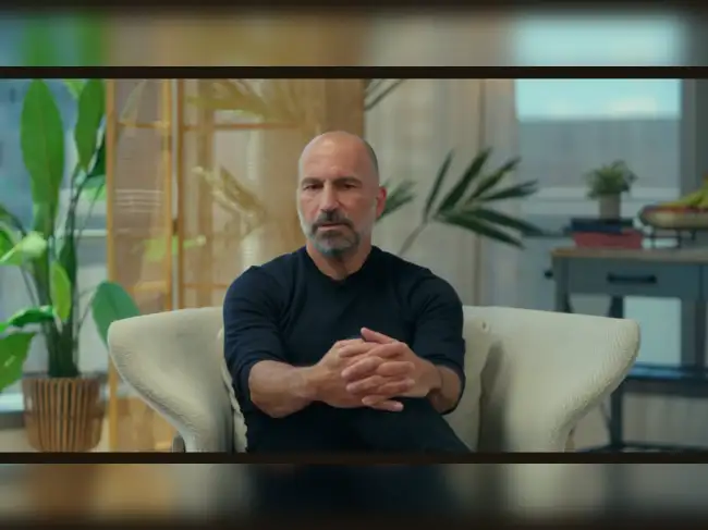 Uber CEO Dara Khosrowshahi said that Rapido has overtaken Ola as Uber's main competitor in India. Speaking on Zerodha cofounder Nikhil Kamath's podcast , Khosrowshahi remarked in a teaser clip, “Ola used to be our main competition. Now, the tougher competition in India is Rapido.”<br><br>When asked what advice he would give young entrepreneurs in mobility, delivery or quick commerce, Khosrowshahi joked, “Don't build anything like Uber because we'll kickyour ass.” Kamath replied: “You can buy us later.”<br><br>In May, ET reported that Rapido had captured about 40% of India's overall ride-hailing market across vehicle categories. In four-wheelers, it has been eating into Ola's share. As of April, Rapido held 20% of the market, compared with Ola's 30% and Uber's 50%. Since then, sources say Rapido has continued to gain ground against both rivals. <br><br>Rapido's gross order value (GOV) surged to $1.25 billion in FY25, up 2.5x from $500 million a year earlier, driven by service expansion. But the growth has come at a cost, with higher cash burn pushing it further from profitability.<br><br>The company recently resumed bike-taxi operations in Bengaluru after the Karnataka High Court questioned the state government's ban on the service. Earlier this month, it also forayed into food delivery with Ownly, now live in select Bengaluru postcodes, where it hopes to challenge Swiggy and Zomato through lower rates and fixed delivery fees.<br><br><strong><strong>Also Read: </strong></strong>ETtech Explainer: Rapido's bold challenge to Zomato, Swiggy amid sector slowdown<br>