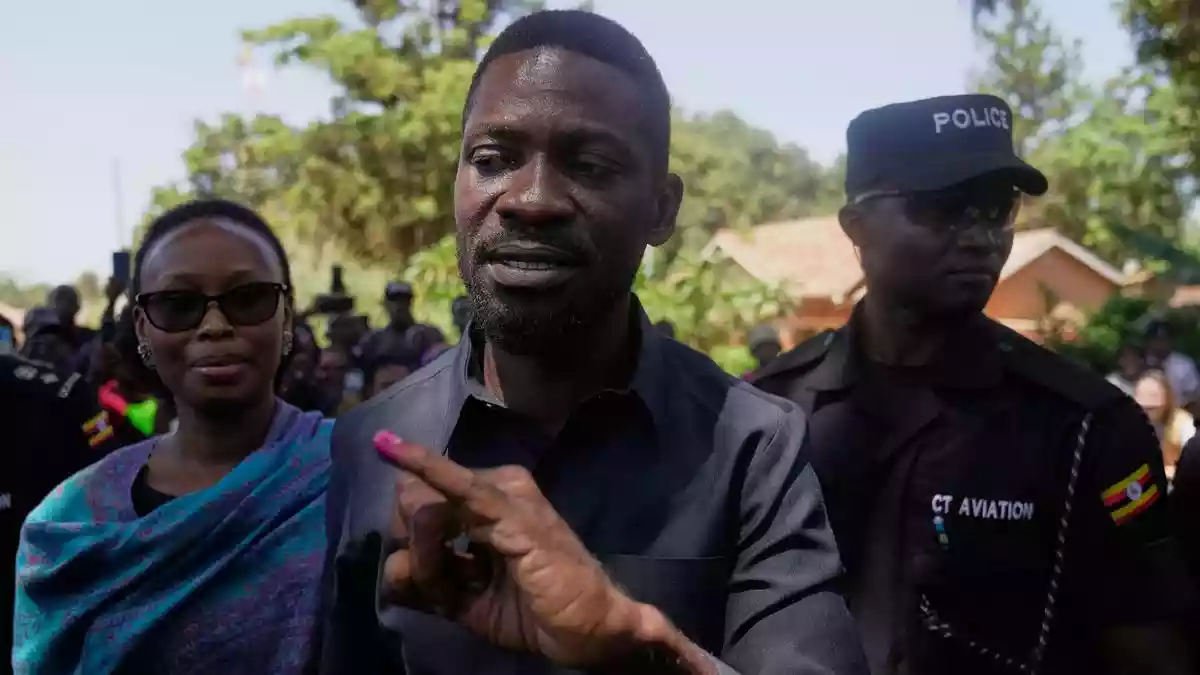 Uganda's army denied claims on Saturday (January 17, 2026) that Opposition leader Bobi Wine had been abducted from his home, as counting continued in an