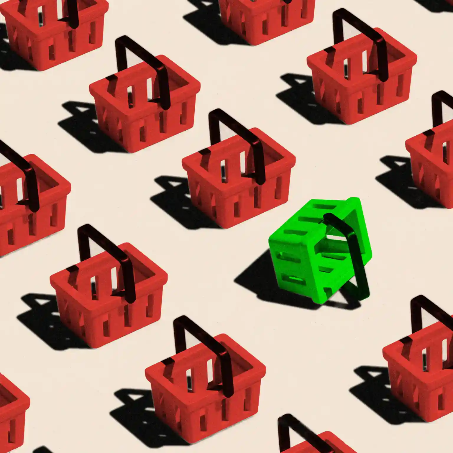 Rain drifts across the car park of Crawley's sprawling Asda, but the gloom does little to slow the steady stream of shoppers this midweek afternoon