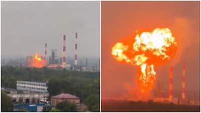 Ukraine launched a major drone assault overnight, firing at least 361 drones at Russian targets, including one of the country's biggest oil refineries, Russian officials said on Sunday. The strike triggered a fire at the Kirishi oil refinery in Russia's northwest. No injuries have been reported.