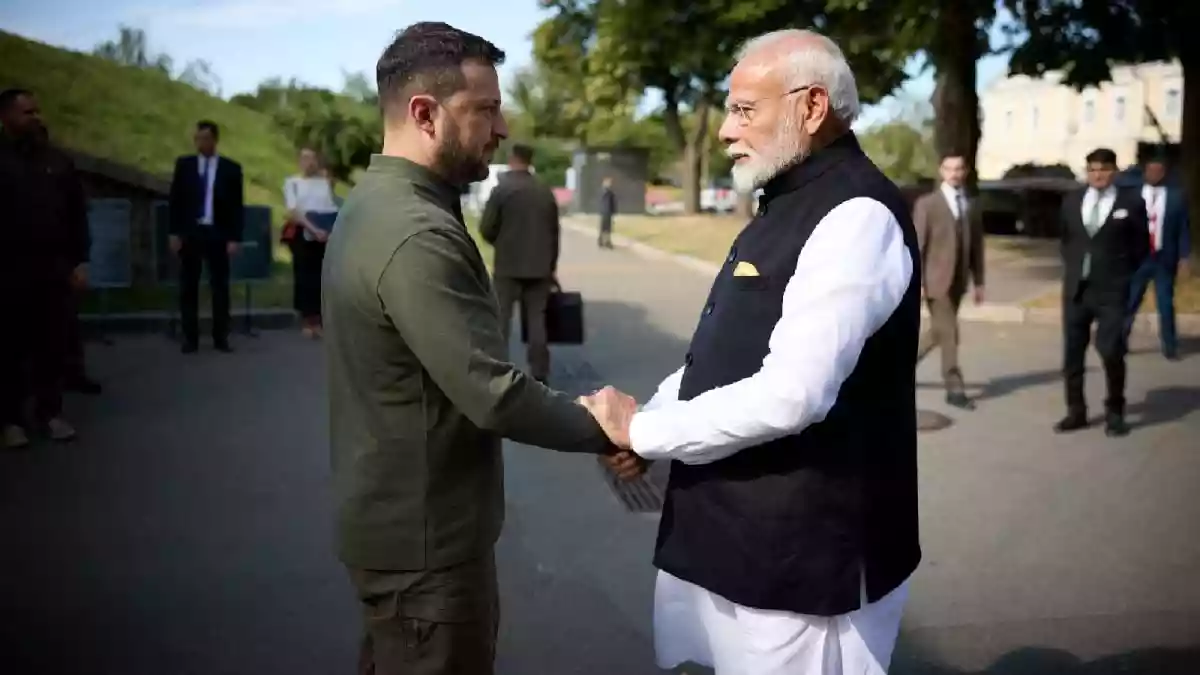 Ukrainian President Volodymyr Zelenskyy appeared to reject the idea that India was contributing to the war in Ukraine by purchasing Russian oil and suggested that US and European Union can offer solutions pertaining to the energy sector that work for India.