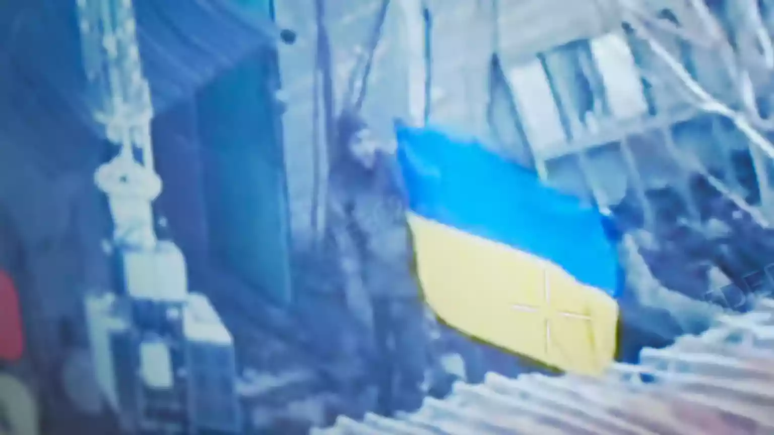 Ukrainians raise flag to show BBC the fight goes on in city claimed by Russia