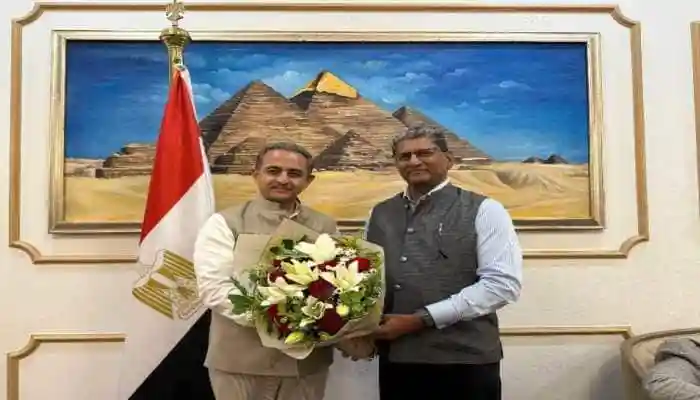Union Minister Kirti Vardhan Singh will represent PM Modi at Sharm el-Sheikh as Israel braces for hostages' return under Donald Trump-brokered ceasefire. <strong>Cairo (Egypt):</strong> Union Minister Kirti Vardhan Singh arrived in Cairo on Sunday as Prime Minister Narendra Modi's special representative to attend the Gaza Peace Summit at Sharm el-Sheikh.Union Minister Kirti Vardhan Singh will represent PM Modi at Sharm el-Sheikh as Israel braces for hostages' return under Donald Trump-brokered ceasefire.<strong>Cairo (Egypt):</strong> Union Minister Kirti Vardhan Singh arrived in Cairo on Sunday as Prime Minister Narendra Modi's special representative to attend the Gaza Peace Summit at Sharm el-Sheikh.In a post on X, Singh said, 
