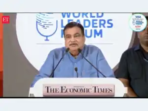 Union Minister Nitin Gadkari told the Economic Times World Leaders Forum that India's economy must create jobs to lift incomes and reduce poverty. He said India aims to lead the global road and transport industry within five years, powered by renewable energy. Gadkari also highlighted falling logistics costs, cleaner mobility efforts like electric and hydrogen buses, and highway projects cutting travel times. He added that India is the world's fastest growing economy and that its progress is now recognised internationally.