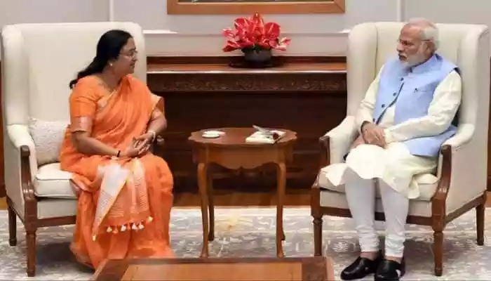 UP Minister Baby Rani Maurya Narrowly Escapes Car-Truck Collision