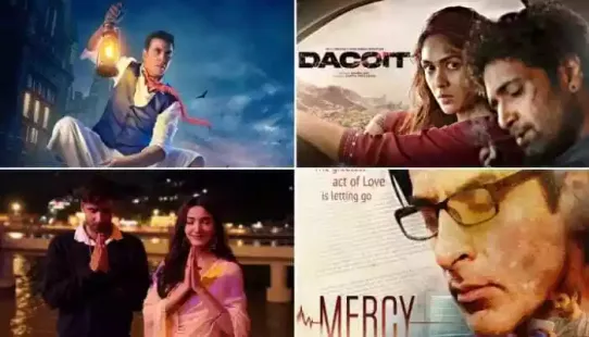 April 2026 will see a diverse slate of Bollywood releases, including Dacoit, Bhooth Bangla, Ginny Weds Sunny 2, and Mercy, spanning action, comedy, romance