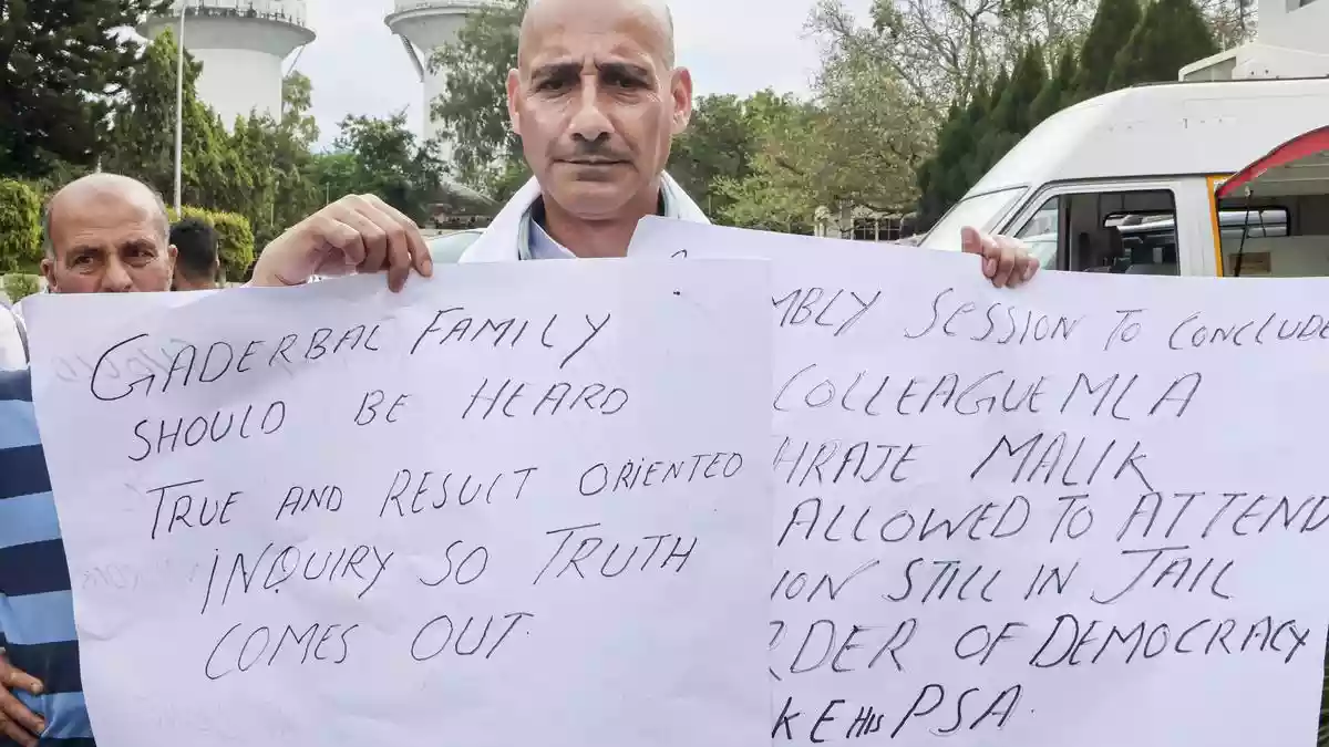 The Jammu and Kashmir Assembly witnessed uproar on the final day of the Budget Session on Saturday (April 4, 2026), with members of the National Conference