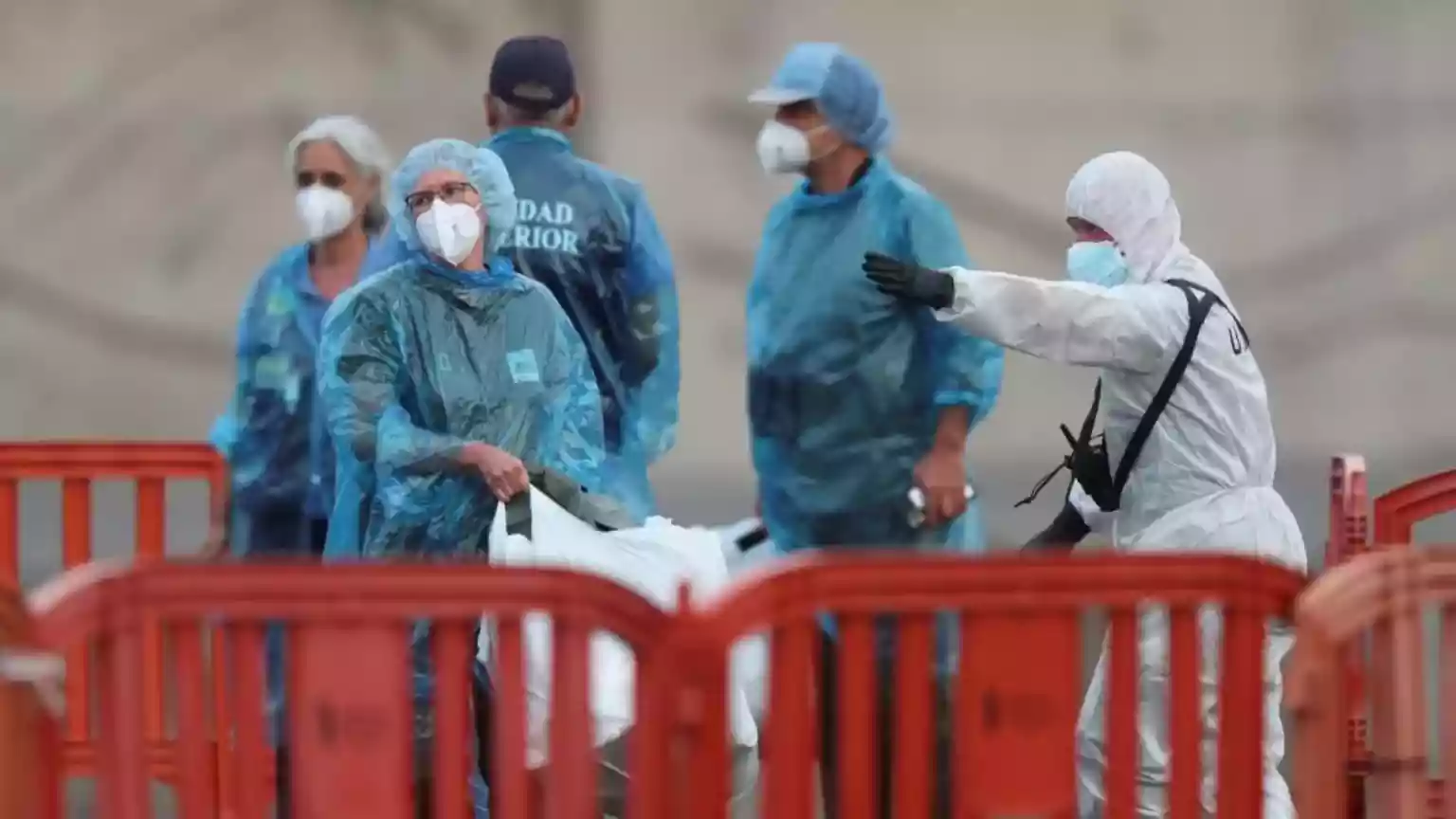 An American national on a repatriation flight has tested positive for hantavirus while another has mild symptoms after leaving a cruise ship hit by a deadly