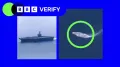 BBC Verify has confirmed the location of US aircraft carrier the USS Abraham Lincoln near Iran using satellite imagery, as Washington continues to put pressure
