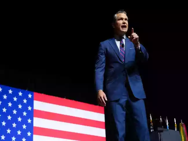 US Defense Secretary Pete Hegseth addressed military leaders in Quantico. He mandated strict fitness standards for all ranks, criticizing overweight generals. Hegseth also ended 