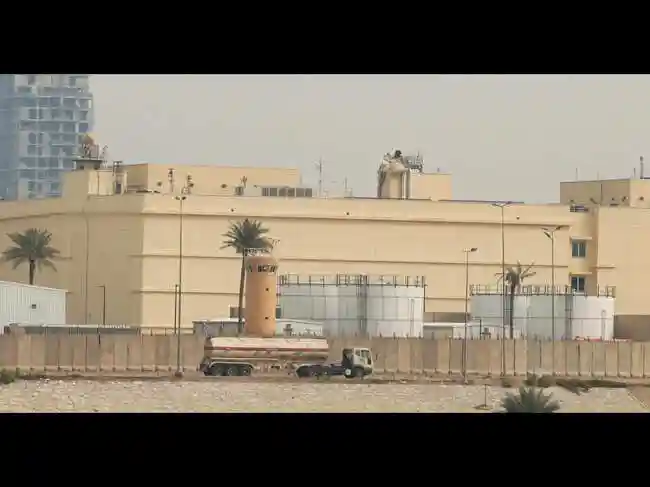 Baghdad witnessed a significant drone and rocket attack on the U.S. embassy early Tuesday. This incident marks the most intense assault since the commencement