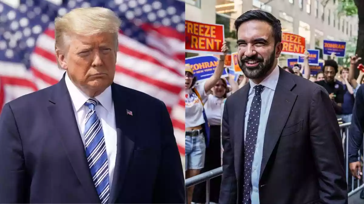 US President Donald Trump has sharply criticised Democratic mayoral frontrunner Zohran Mamdani, branding him a “self-proclaimed Communist