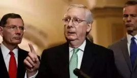 US Republican senator Mitch McConnell was reportedly admitted to a hospital on Monday night after he experienced 
