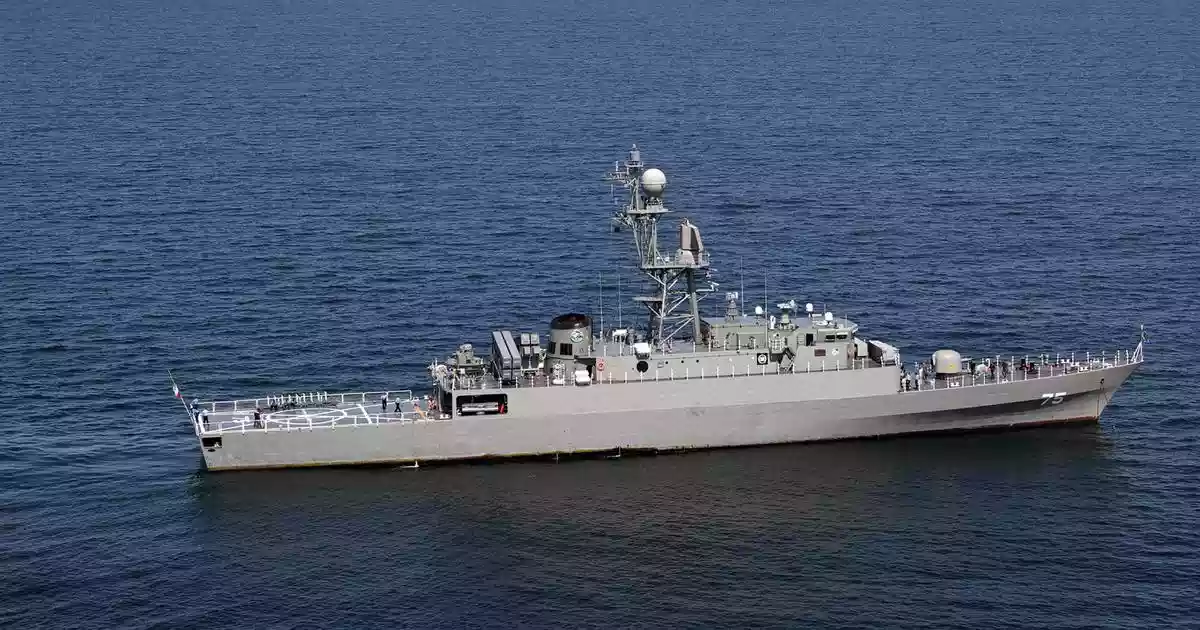 US sinks Iranian warship off Sri Lanka