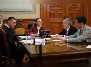 Mexican Foreign Minister Juan Ramon de la Fuente and U.S. Secretary of State Marco Rubio discussed security and reaffirmed their partnership. The U.S