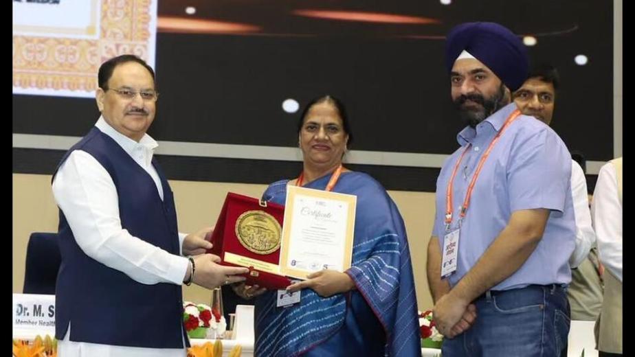 <h4>UT honoured for digital linking of health records under Ayushman Bharat Digital Mission</h4><h4>Director health services, Dr Suman Singh