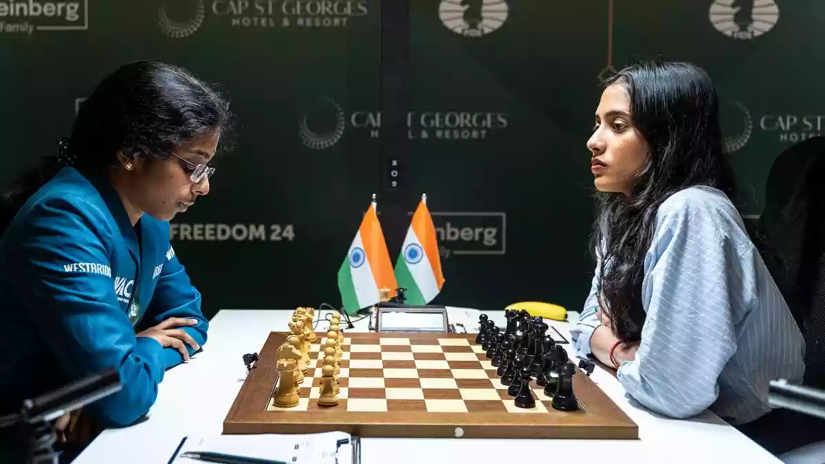 In an engrossing all-Indian battle featuring two of the overnight leaders, R. Vaishali outclassed an erratic Divya Deshmukh at the Women’s Candidates chess