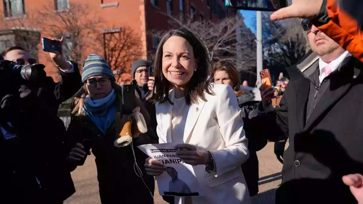 Venezuelan Opposition leader María Corina Machado said on Friday (January 16, 2026) she's confident of her country's eventual transition to democracy