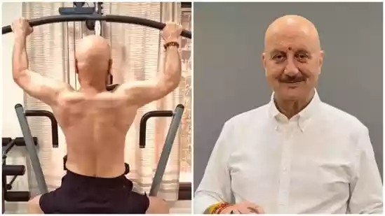 Veteran actor Anupam Kher shows age is just a number with intense workout at 71