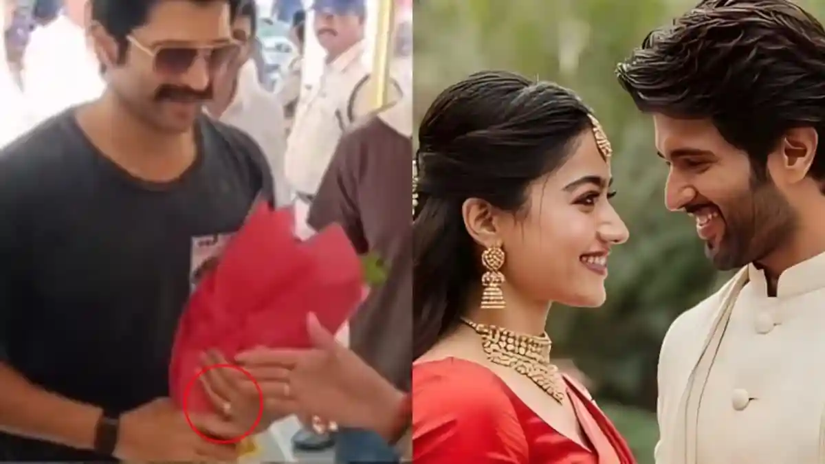 Vijay Deverakonda and Rashmika Mandanna recently got engaged, as per reports, and since then, the Arjun Reddy actor made his first public appearance. He visited Sri Sathya Sai Baba's Maha Samadhi with his family, and pictures from his visit went viral. Eagle-eyed netizens noticed Vijay wearing a beautiful ring on his ring finger, raising eyebrows.Vijay Deverakonda and Rashmika Mandanna recently got engaged, as per reports, and since then, the Arjun Reddy actor made his first public appearance. He visited Sri Sathya Sai Baba's Maha Samadhi with his family, and pictures from his visit went viral. Eagle-eyed netizens noticed Vijay wearing a beautiful ring on his ring finger, raising eyebrows.Dressed in a casual yet stunning traditional outfit, Vijay Deverakonda received a warm welcome with a bouquet of flowers, and while posing, he was seen wearing an elegant band on his finger, making fans believe that it is his engagement ring.Check out the pictures below:While Vijay and Rashmika have still remained tight-lipped about the reports of their engagement, the Arjun Reddy actor's team confirmed that the couple are indeed engaged and will tie the knot in February 2026.