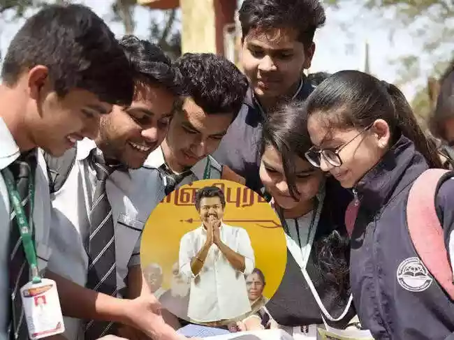 Actor-politician Vijay congratulated Tamil Nadu Class 12 students on their exam results. He encouraged those who did not pass to try again