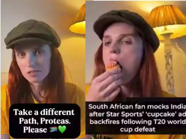 Viral ‘Cupcake Girl’ who mocked India says South Africa needs mental therapy after yet another big-game choke