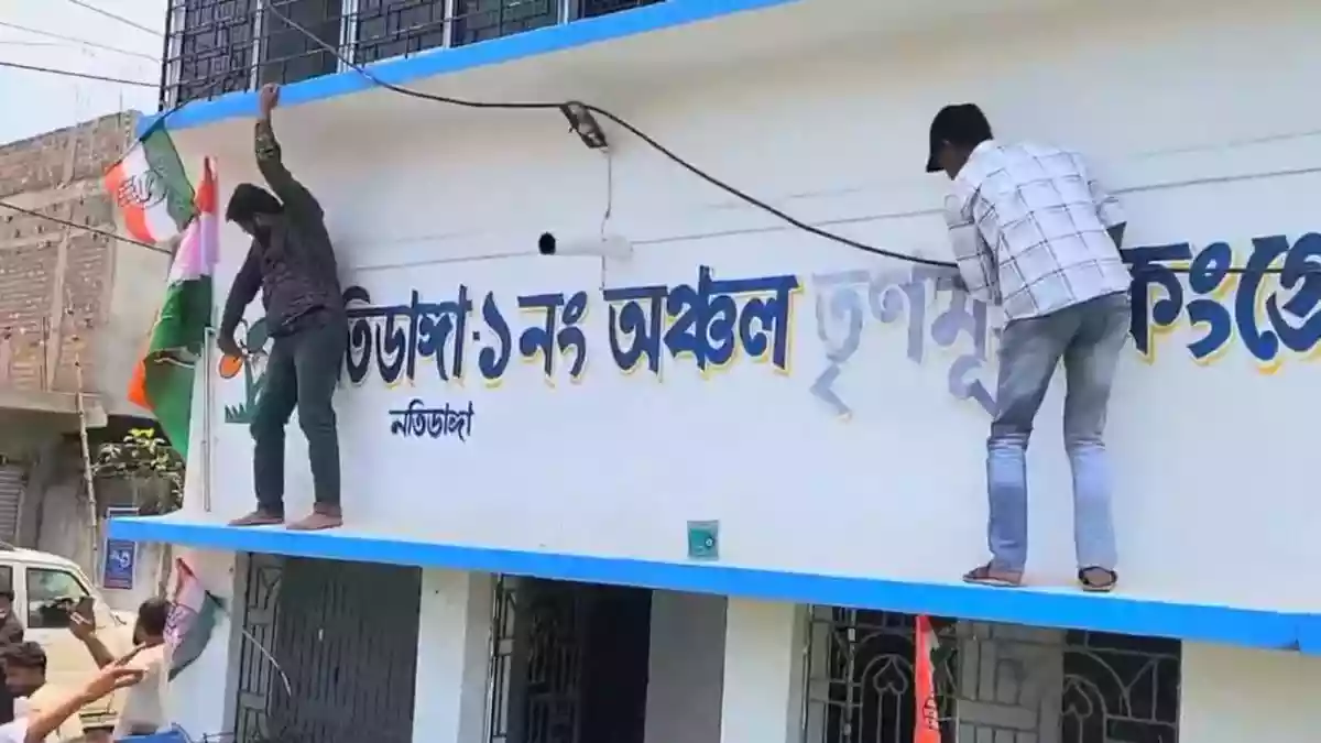 A series of viral posts on social media platform X have claimed that Congress workers in parts of West Bengal have “reclaimed