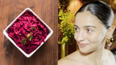 Want to achieve a glowing complexion and stay fit? Here's a simple recipe for Alia Bhatt's Special Beetroot Yoghurt Salad that boosts your health and enhances your natural glow. This salad not only enhances your skin's natural glow but also improves digestion and cleanses your stomach. It's affordable, easy to prepare, and requires just a few common ingredients found in most kitchens.
