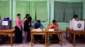 Myanmar is voting in an election widely dismissed as a sham, with major political parties dissolved, many of their leaders jailed and as much as half the